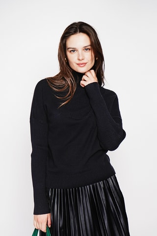 Camisola oversize - Preto