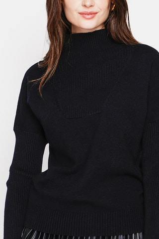 Camisola oversize - Preto