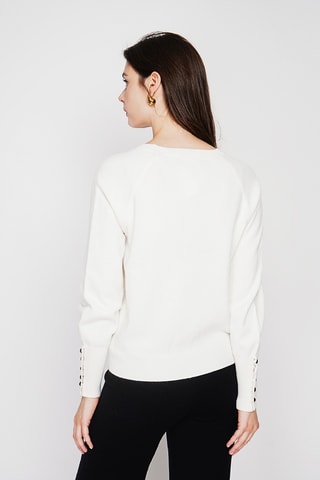 Camisola oversize - Branco