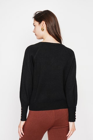 Camisola oversize - Preto