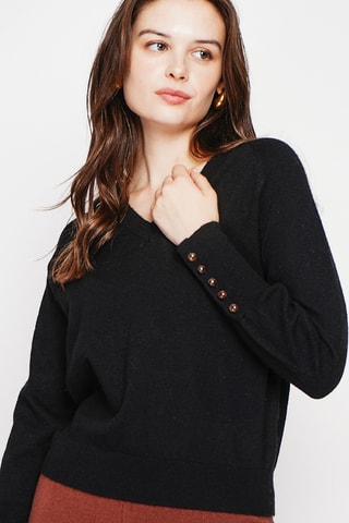 Camisola oversize - Preto