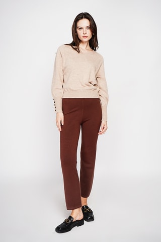 Camisola oversize - Bege