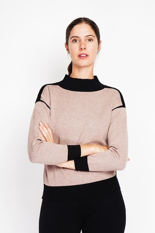 Camisola oversize - Bege