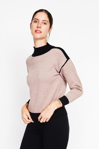 Camisola oversize - Bege