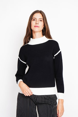 Camisola oversize - Preto
