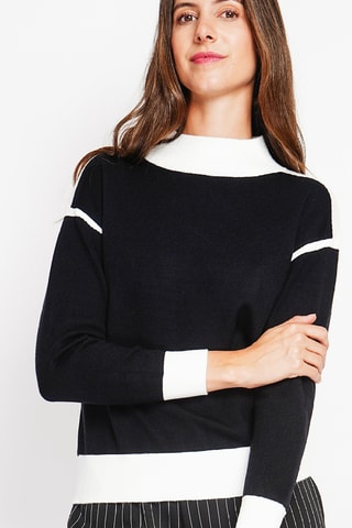 Camisola oversize - Preto