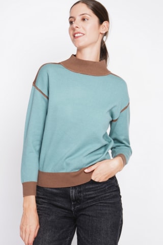 Camisola oversize - Turquesa