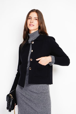 Casaco oversize - Preto