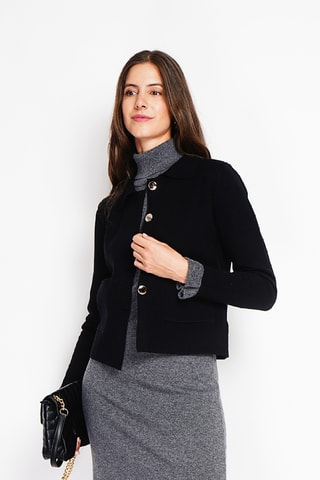 Casaco oversize - Preto