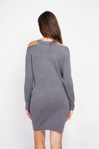 Vestido-camisola - Cinzento mesclado
