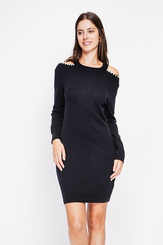 Vestido-camisola - Preto