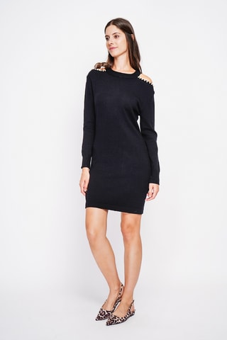 Vestido-camisola - Preto