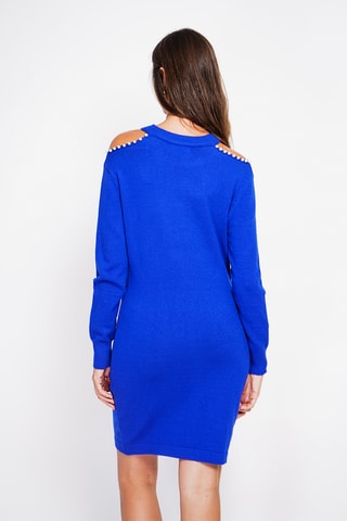 Vestido-camisola - Azul-real