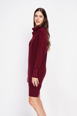 Vestido-camisola - Bordô