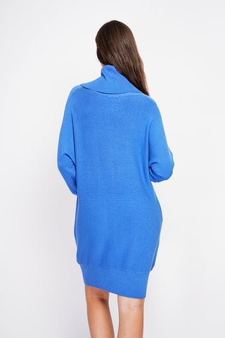 Vestido-camisola - Azul-real