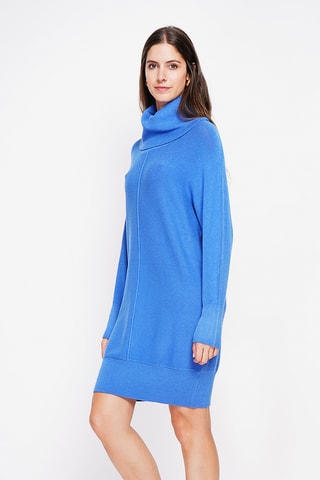 Vestido-camisola - Azul-real