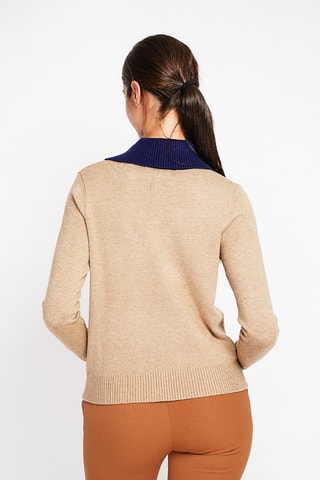 Camisola oversize - Camel