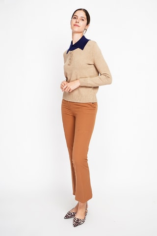 Camisola oversize - Camel