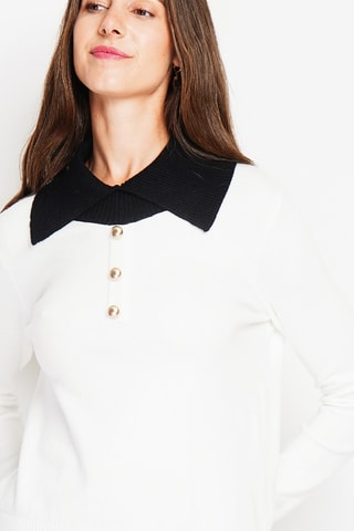 Camisola oversize - Branco