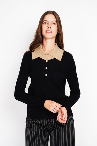 Camisola oversize - Preto