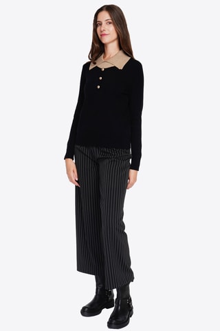 Camisola oversize - Preto