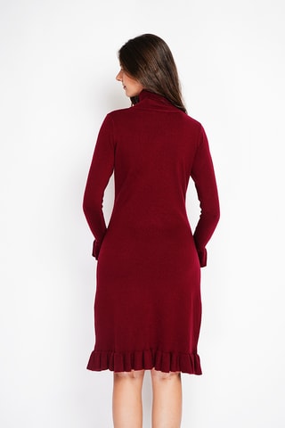Vestido-camisola - Bordô