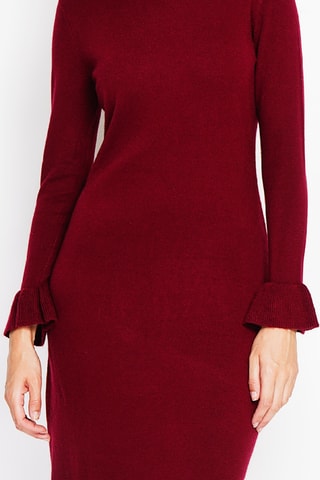 Vestido-camisola - Bordô