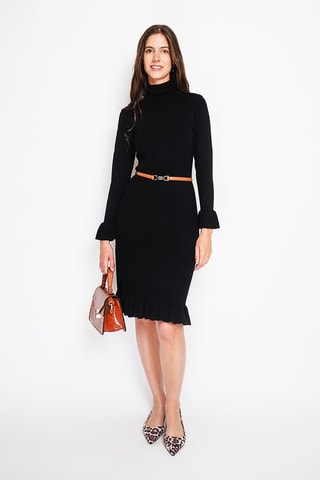 Vestido-camisola - Preto