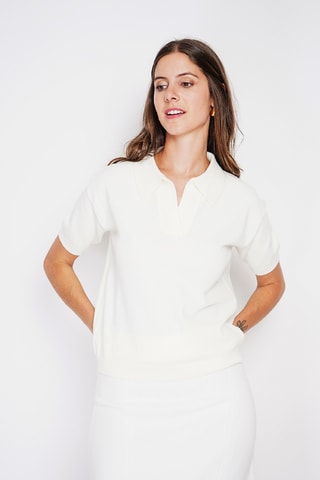 Camisola oversize - Branco