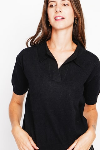 Camisola oversize - Preto