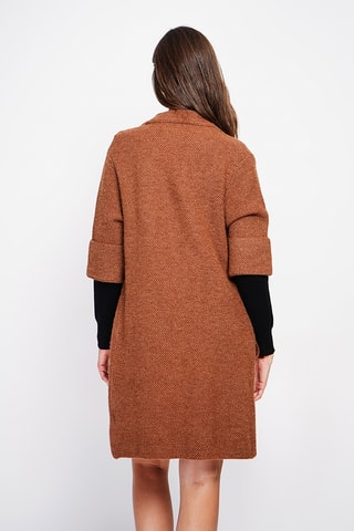 Sobretudo oversize - Castanho