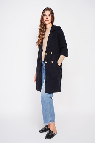 Sobretudo oversize - Preto