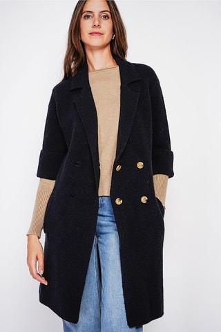Sobretudo oversize - Preto
