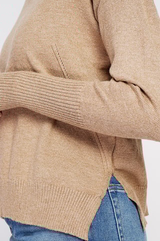 Camisola oversize - Camel