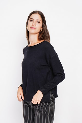 Camisola oversize - Preto