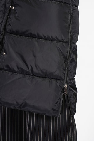Doudoune longue à capuche - Noir