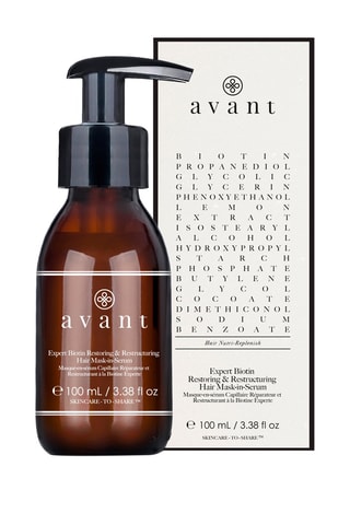 Masque-en-sérum capillaire réparateur et restructurant à la biotine experte  -  100 ml