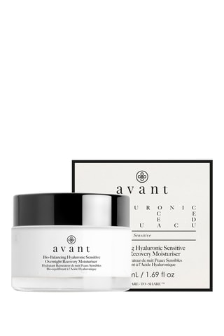 Baume de nuit hydratant réparateur bio-équilibrant à l'acide hyaluronique - Peaux sensibles - 50 ml