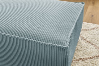Pouf compact Nihad - Bleu clair