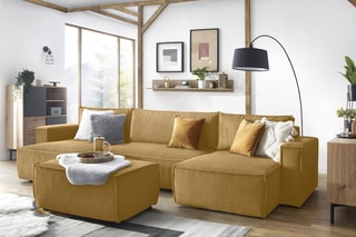 Pouf Nihad - Jaune