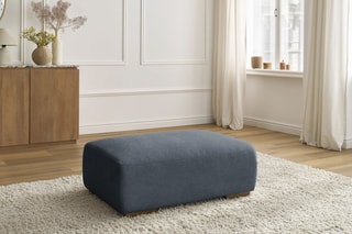 Pouf Sidonie - Bleu foncé