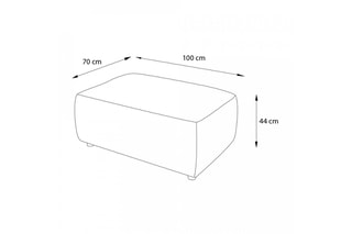 Pouf Envy - Gris