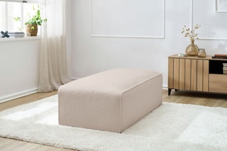 Pouf pour canapé modulable Mégève - Beige