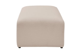 Pouf pour canapé modulable Mégève - Beige