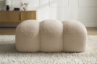 Pouf Hippolyte - Beige