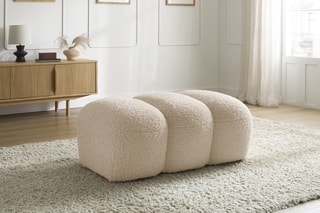 Pouf Hippolyte - Beige