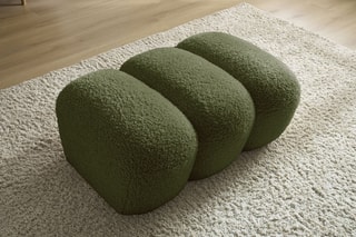 Pouf Hippolyte - Kaki