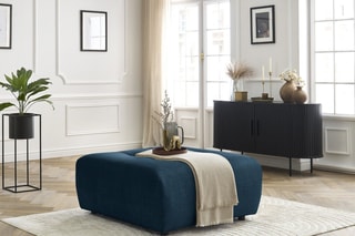 Pouf Arsene - Bleu foncé