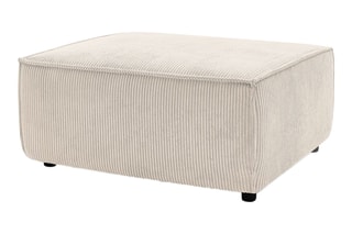 Pouf pour canapé modulable Nihad - Crème