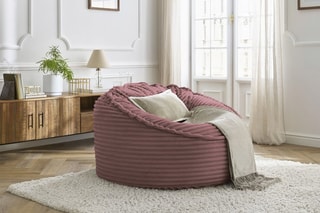 Pouf Socrate - 106 x 79 x 106 cm - Vieux rose